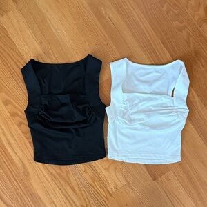 Black and White Sleeveless Women's Top bundle
